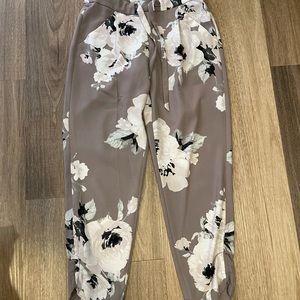 Floral joggers
